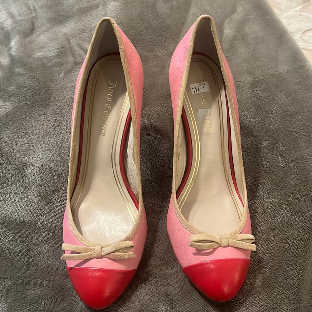 Color-block stilleto heels